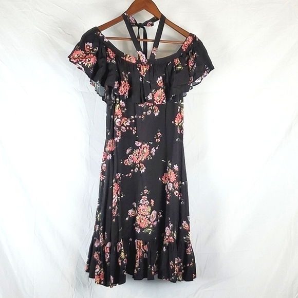 JILL Jill Stuart Floral Print Off Shoulder‎ Dress - Picture 2 of 10